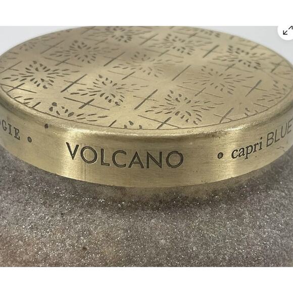 NIB Anthropologie Capri Blue Volcano Sugarcoated Glass 19 oz Sold out online - Picture 3 of 5